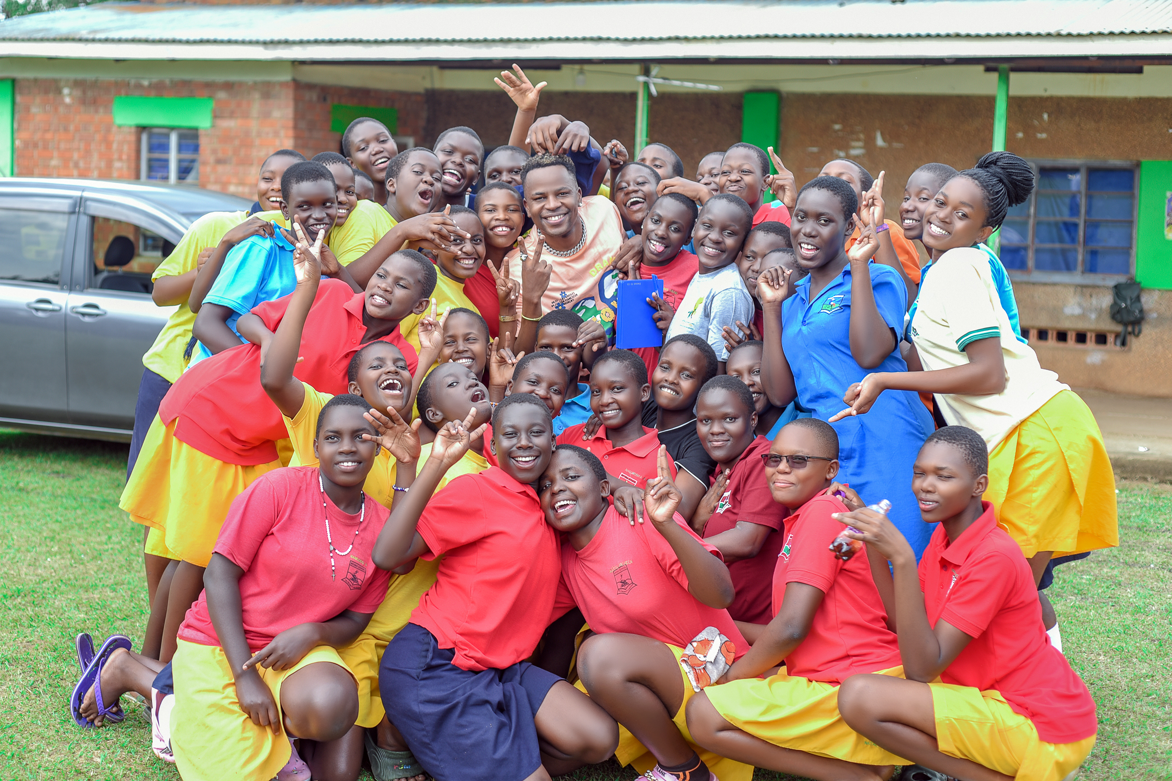 Empowered Students at Mpoma Girls' School